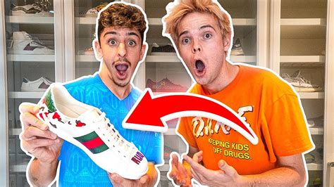 Surprising Faze Rug With *CUSTOM* Gucci Shoes! 